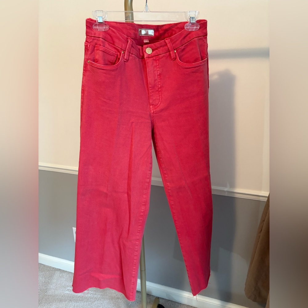 Kut from the Kloth Red Wide Leg Jeans